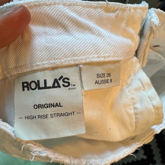Rollas Original Straight Jeans - Layla White like new - Picture 4 of 4